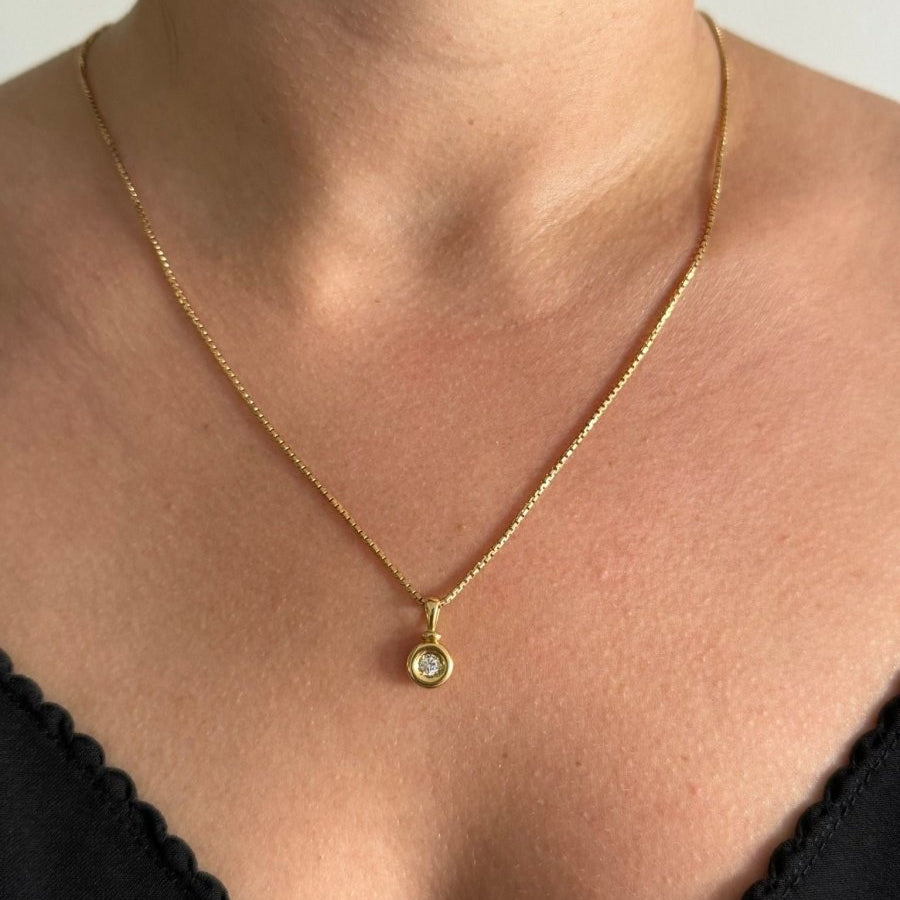 Pendentif en or et diamant - Castafiore