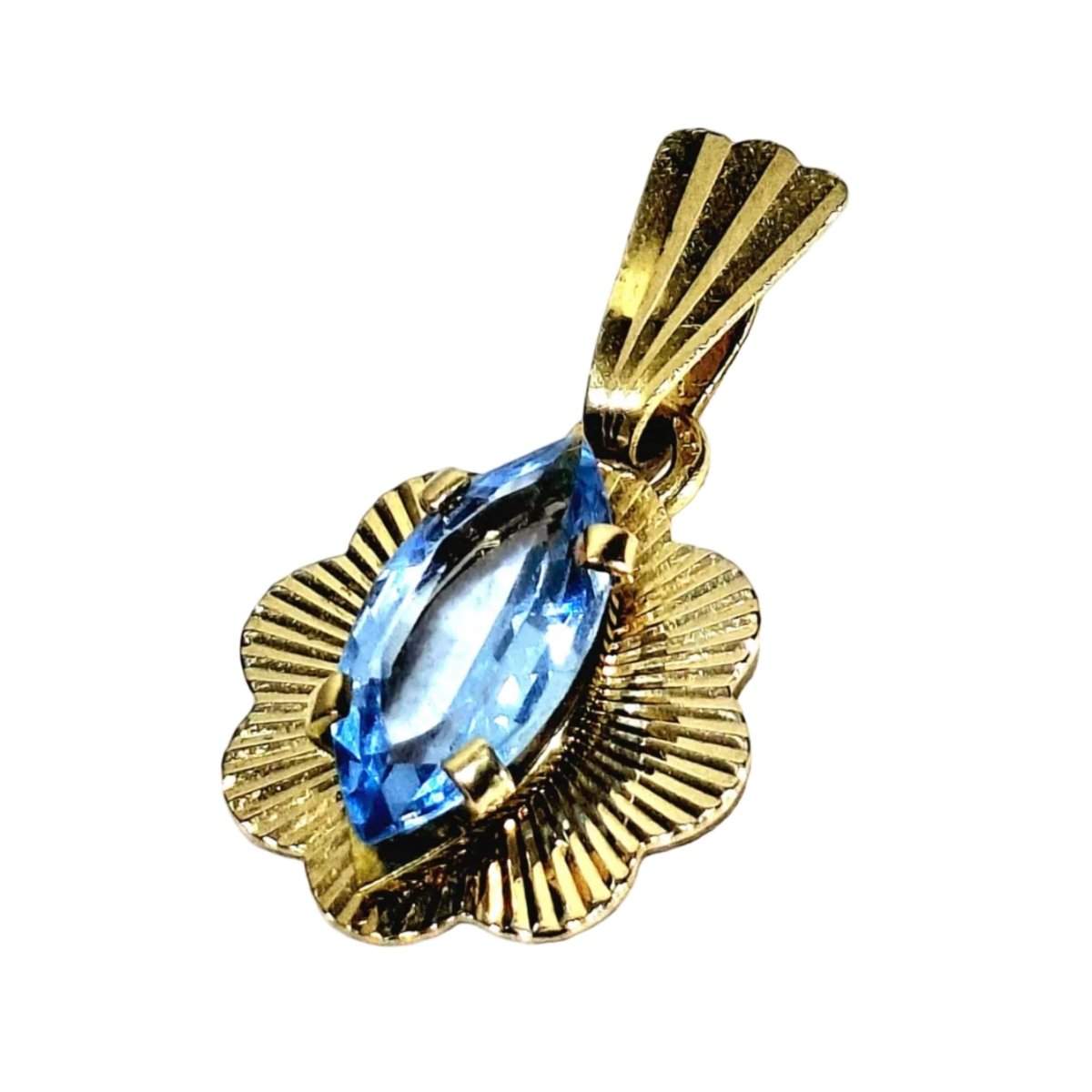 Pendentif en or et topaze - Castafiore