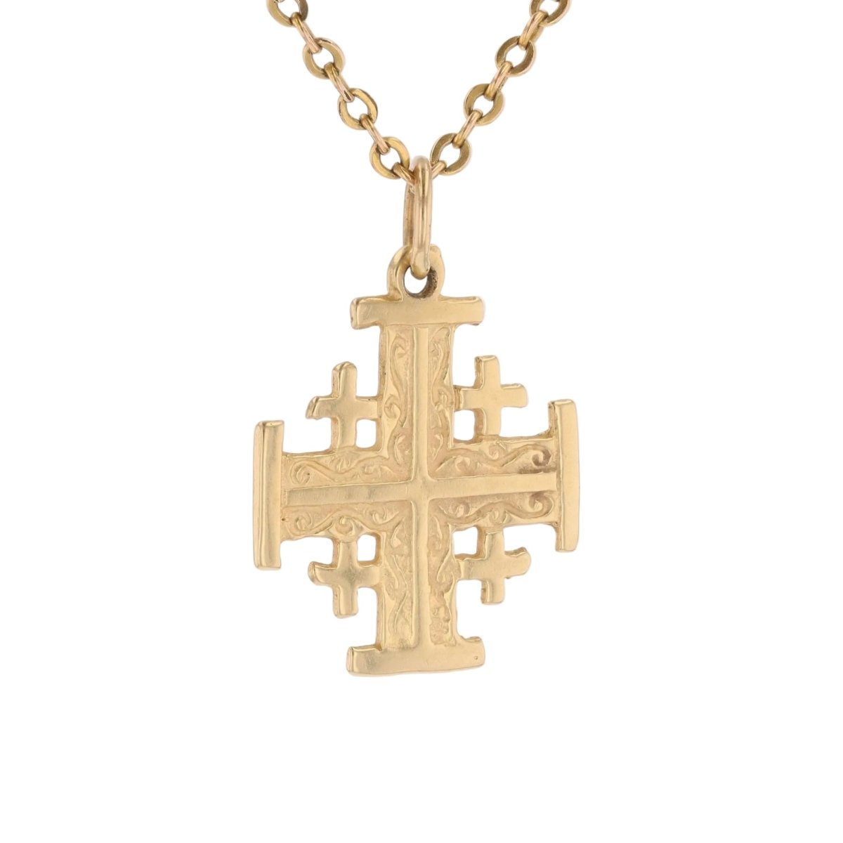 Jerusalem Cross yellow gold