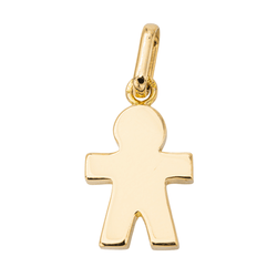 Yellow gold pendant