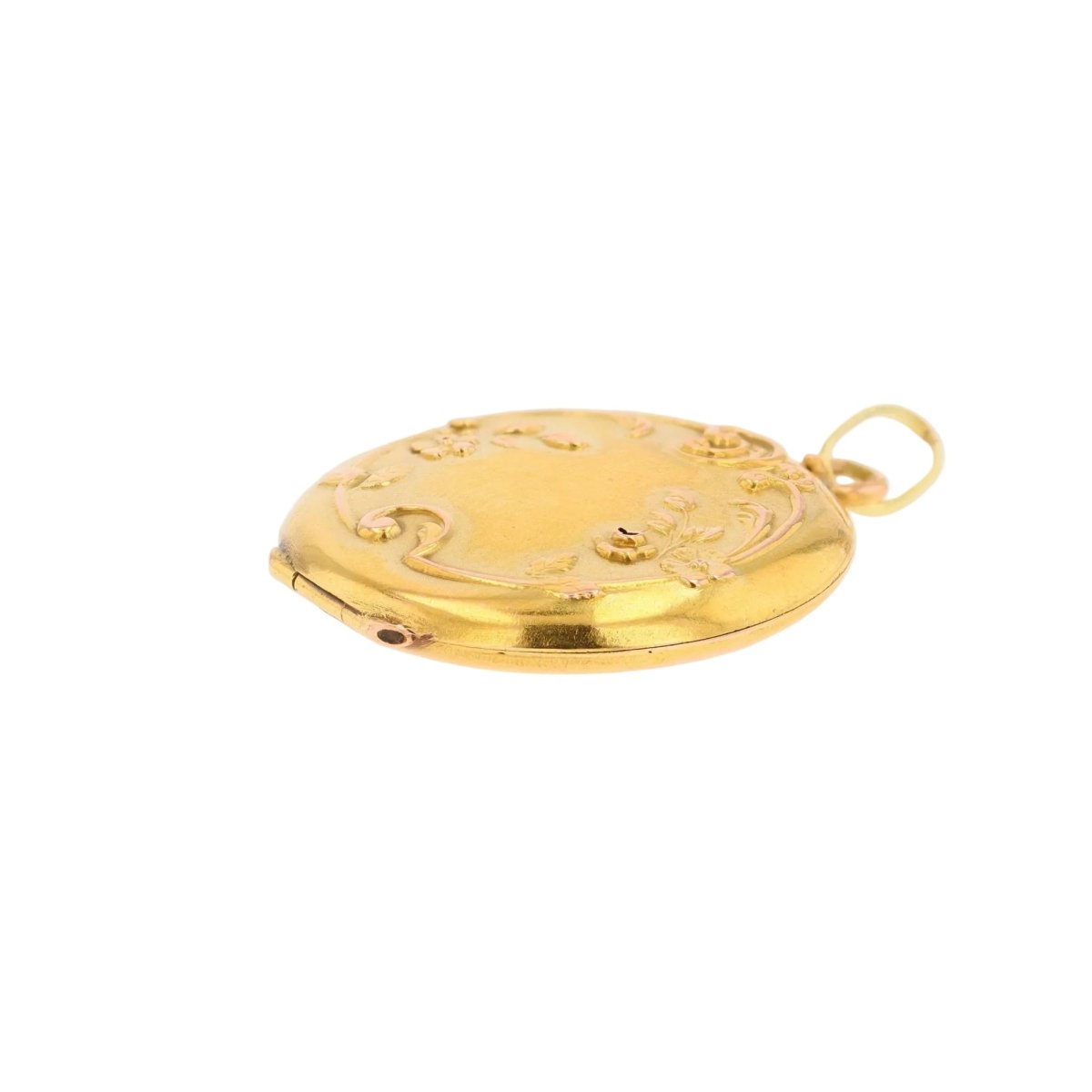 Round medallion yellow gold former
