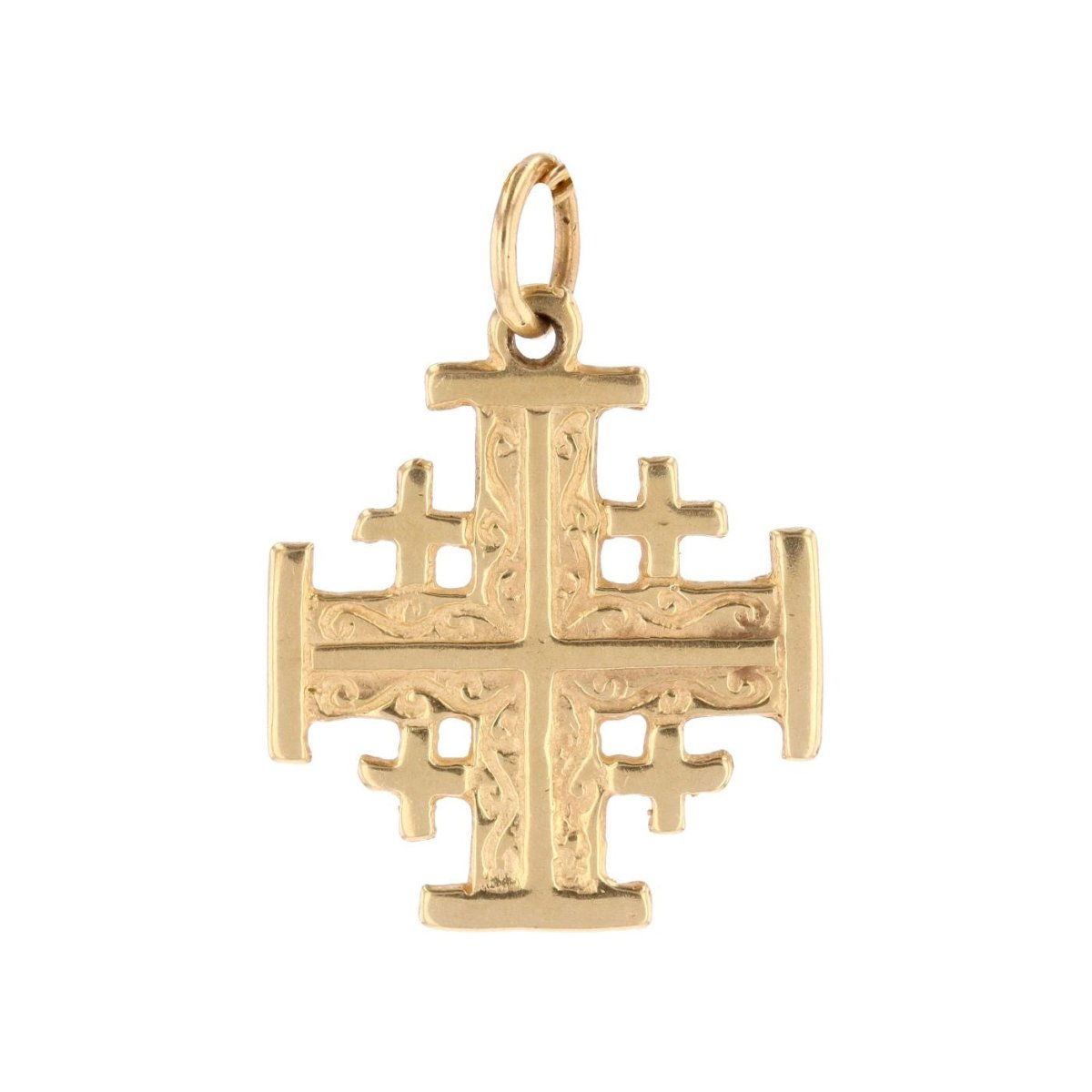 Jerusalem Cross yellow gold