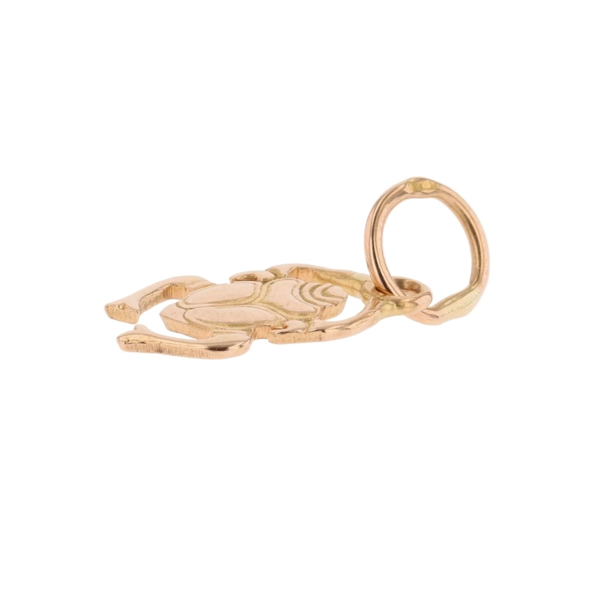 Pendant yellow gold beetle