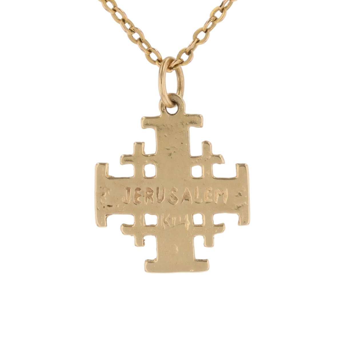 Jerusalem Cross yellow gold