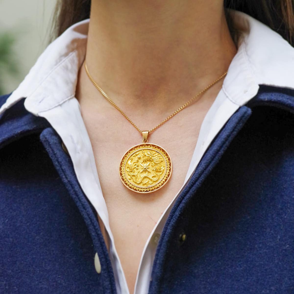 Pendentif en or jaune - Castafiore