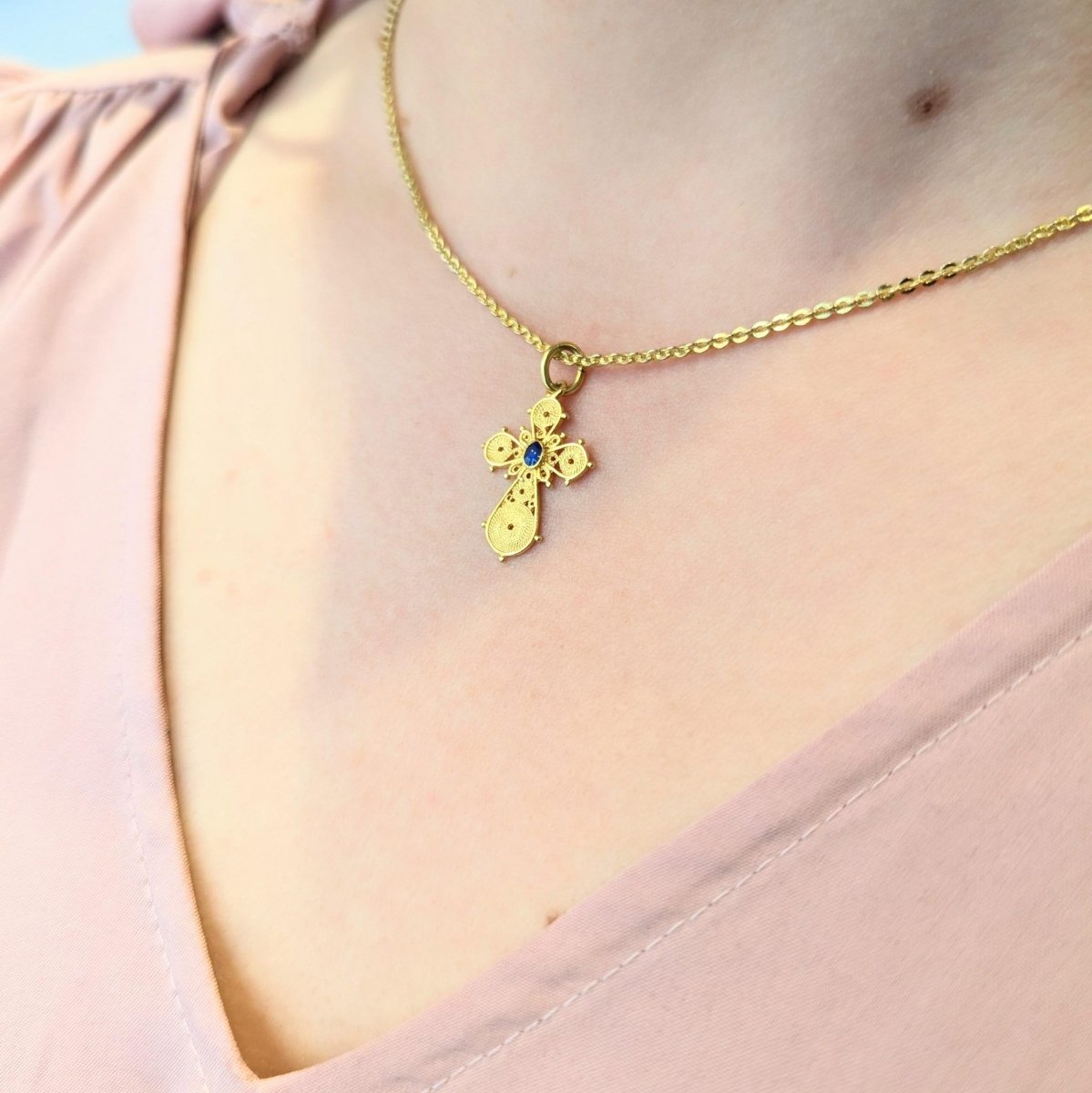 Pendentif en or jaune - Castafiore