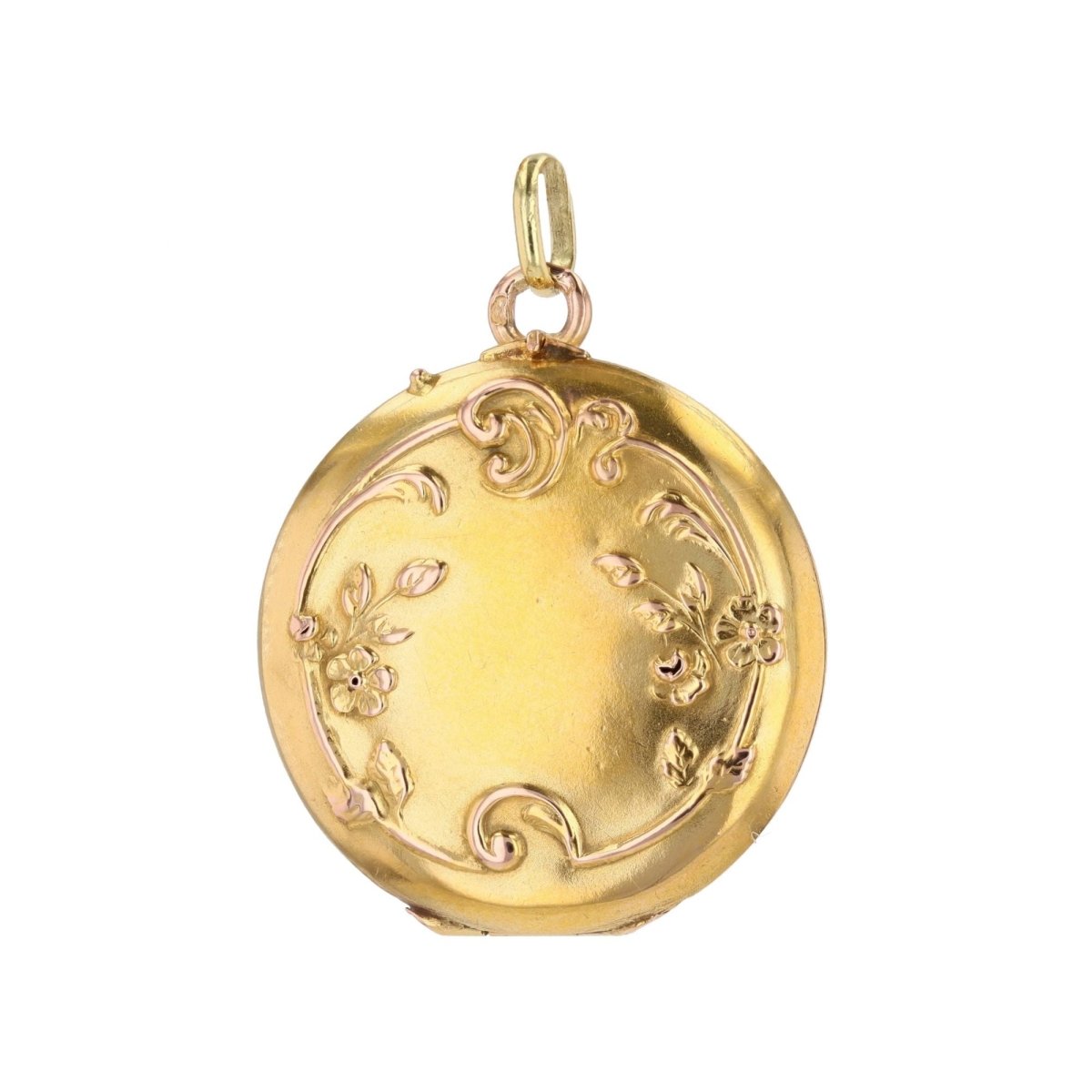 Round medallion yellow gold former