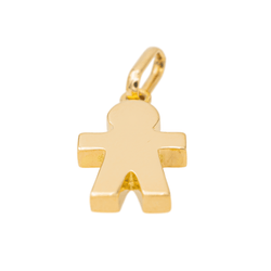 Yellow gold pendant
