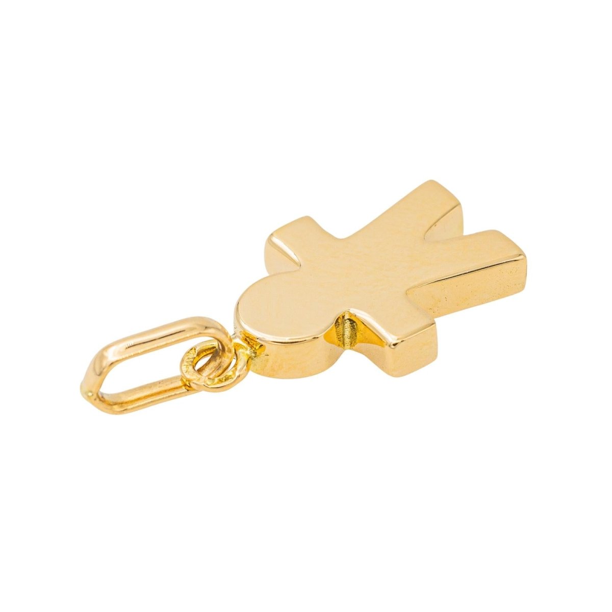Yellow gold pendant