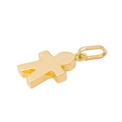 Yellow gold pendant