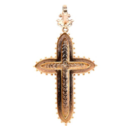 Pendentif en or jaune, argent, vermeil et perles - Castafiore