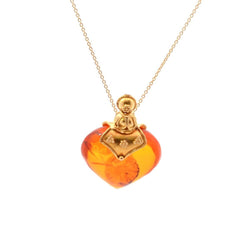 Pendentif en or jaune et ambre - Castafiore