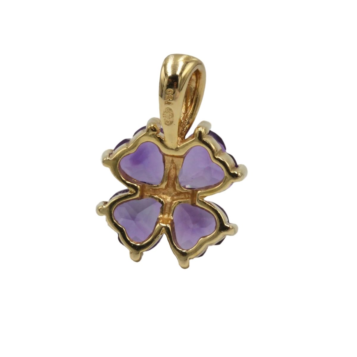 Pendentif en or jaune et améthystes - Castafiore