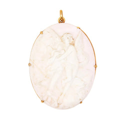 Pendentif en or jaune et camée - Castafiore