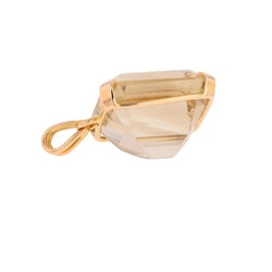 Pendentif en or jaune et citrine - Castafiore
