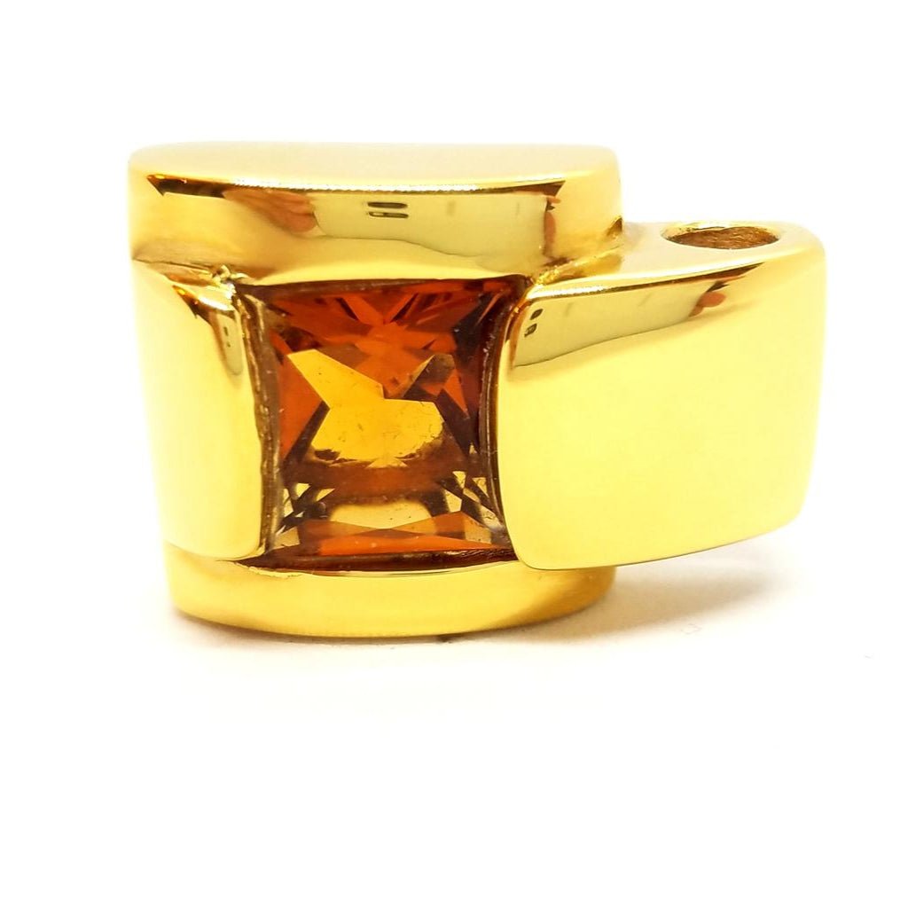 Pendentif en or jaune et citrine - Castafiore