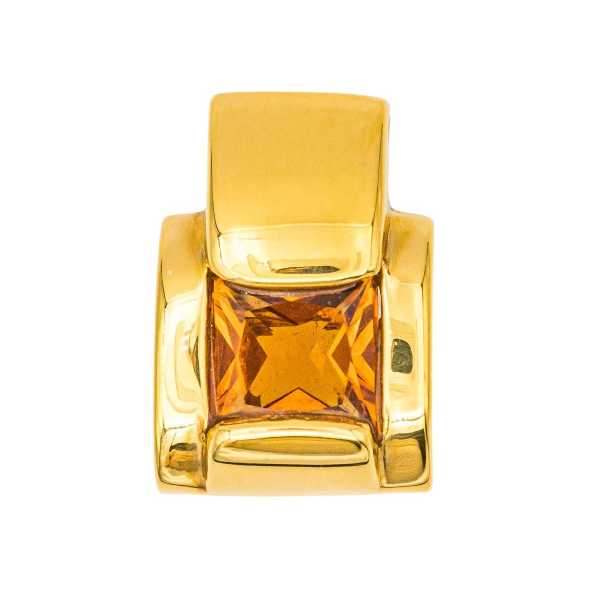 Pendentif en or jaune et citrine - Castafiore