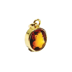 Pendentif en or jaune et citrine - Castafiore