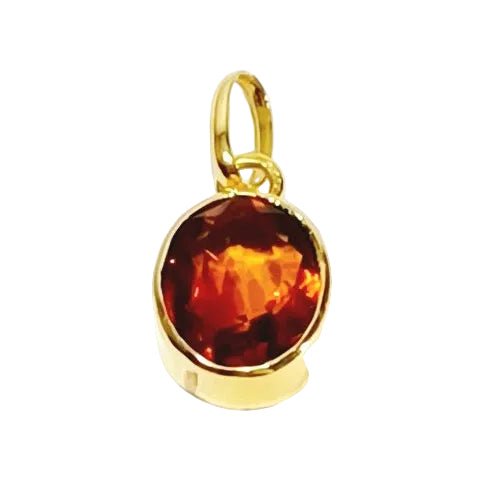 Pendentif en or jaune et citrine - Castafiore