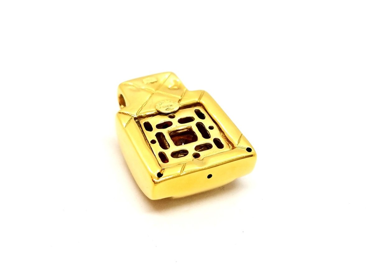 Pendentif en or jaune et citrine - Castafiore