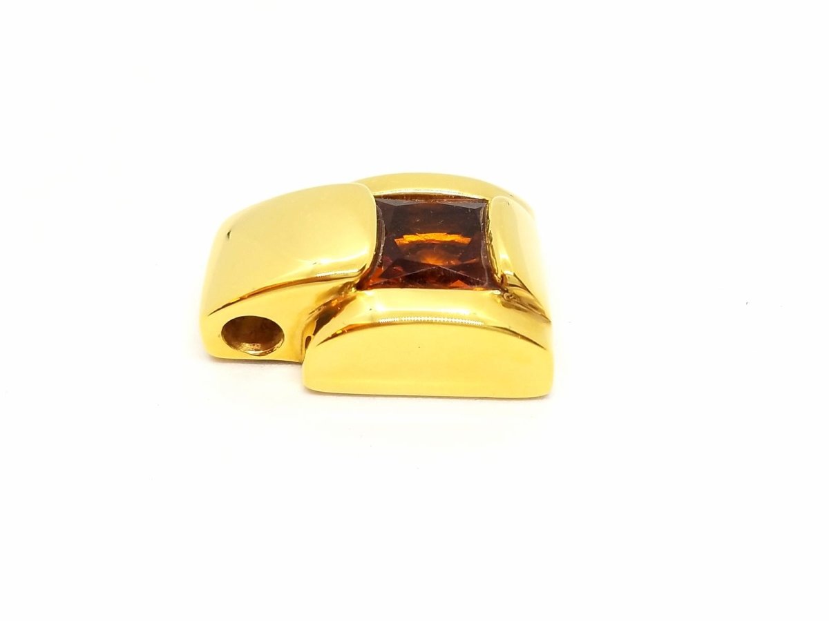 Pendentif en or jaune et citrine - Castafiore