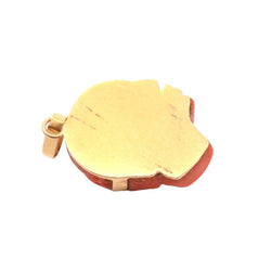 Pendentif en or jaune et corail - Castafiore