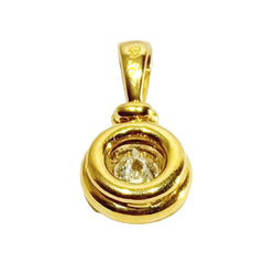 Pendentif en or jaune et diamant - Castafiore