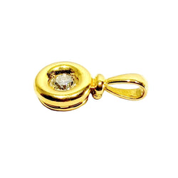 Pendentif en or jaune et diamant - Castafiore