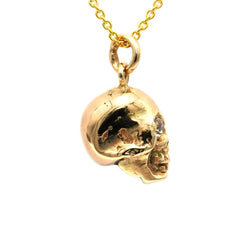 Pendant in yellow gold and diamonds