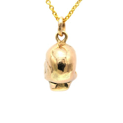 Pendant in yellow gold and diamonds