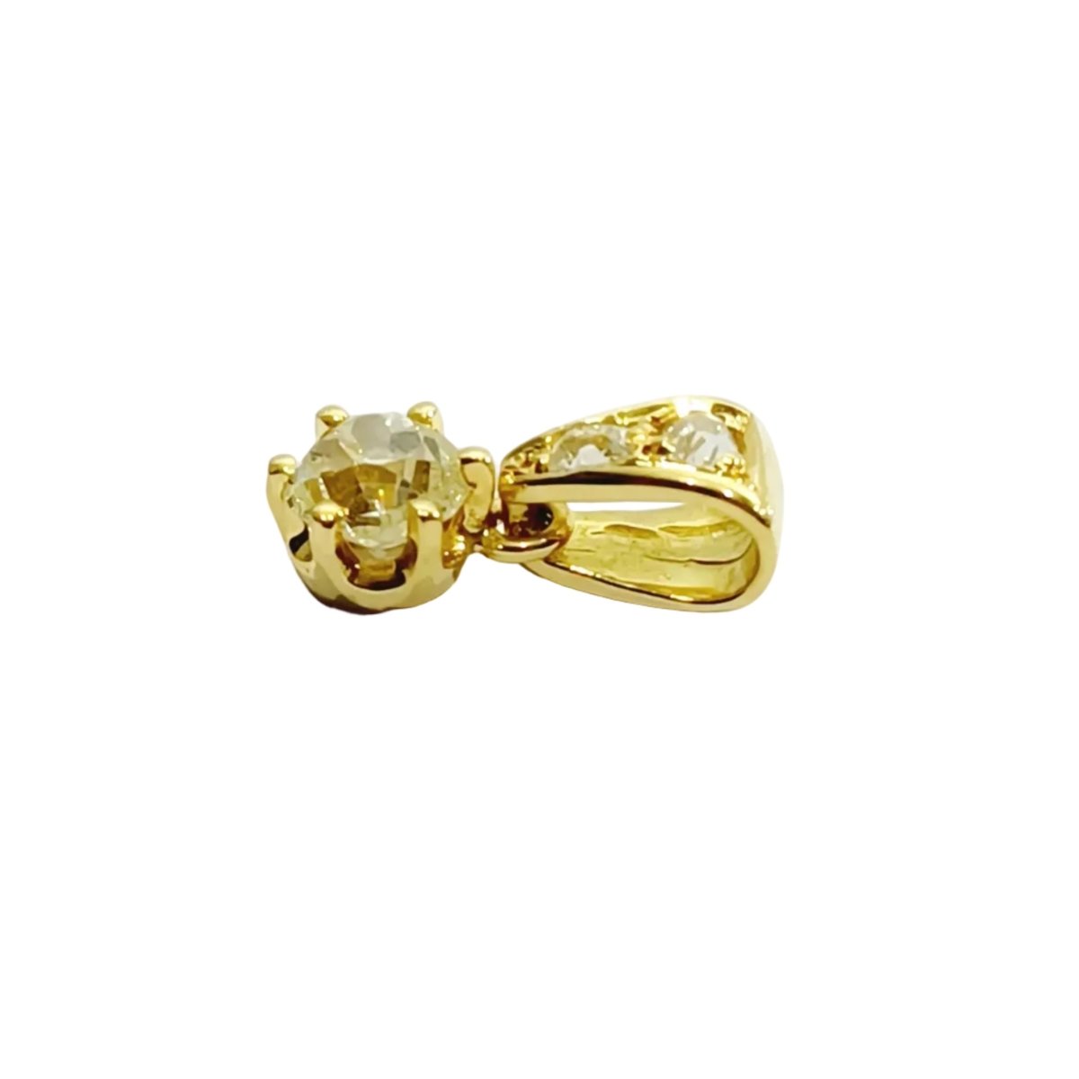 Pendentif en or jaune et diamants - Castafiore