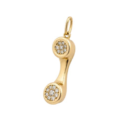 Pendentif en or jaune et diamants - Castafiore