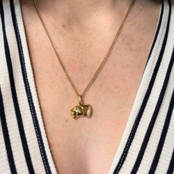 Pendentif en or jaune et diamants - Castafiore