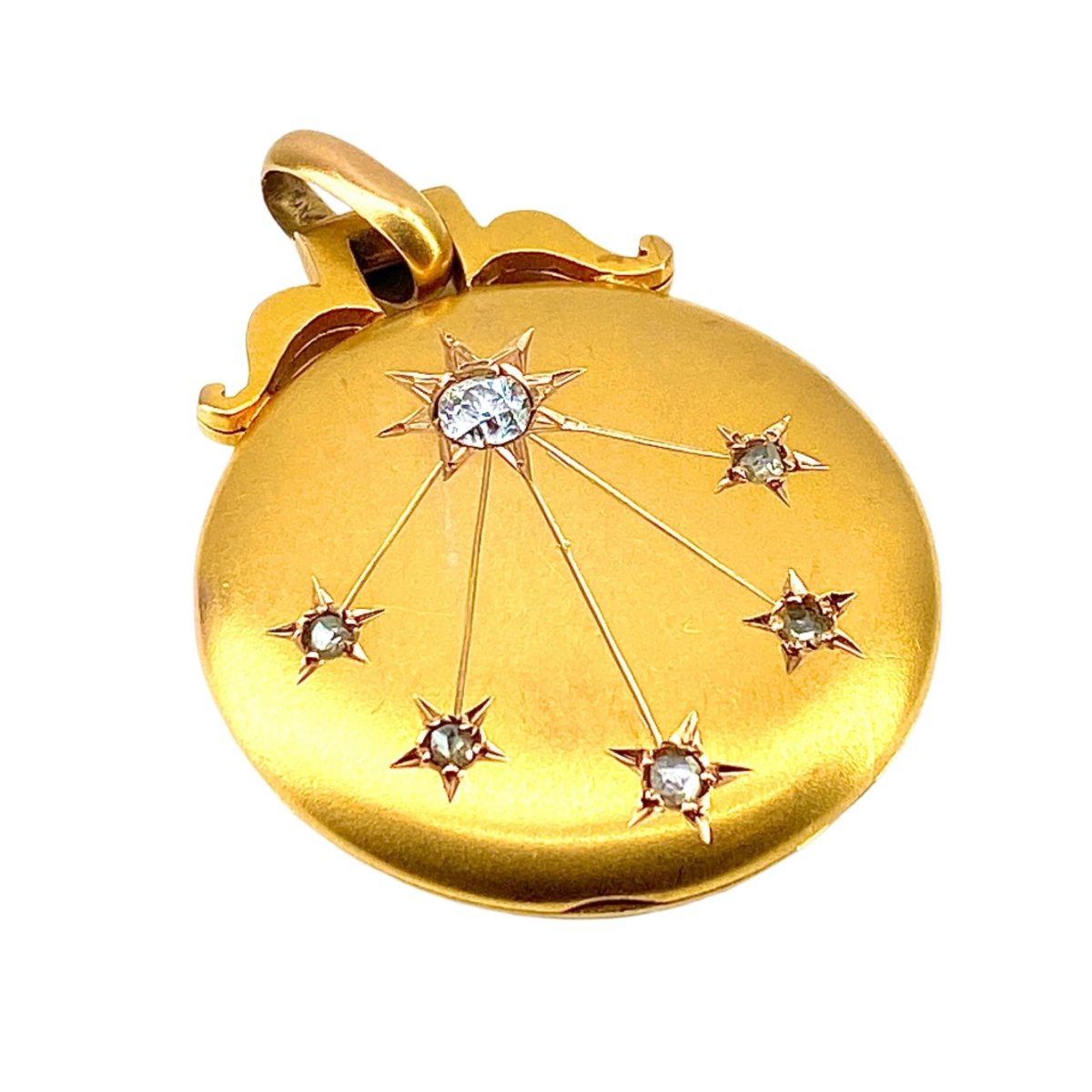 Pendentif en or jaune et diamants - Castafiore