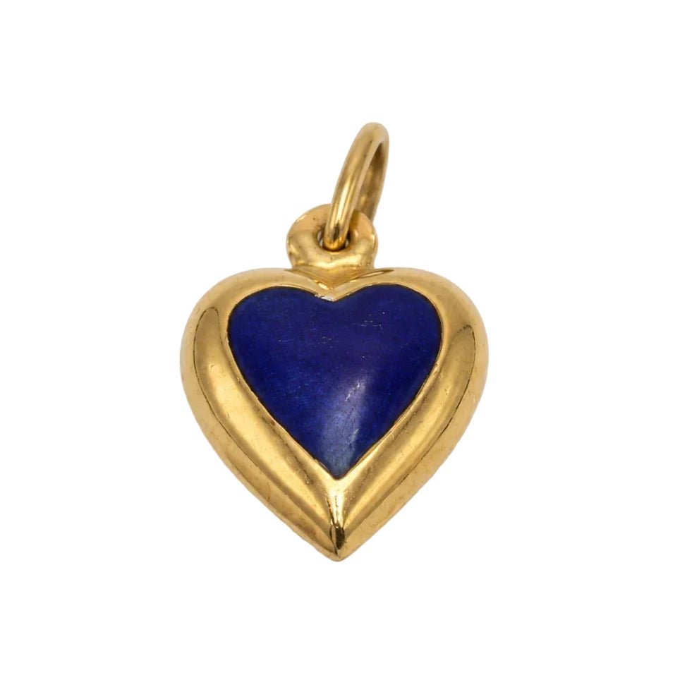 Pendentif en or jaune et émail - Castafiore