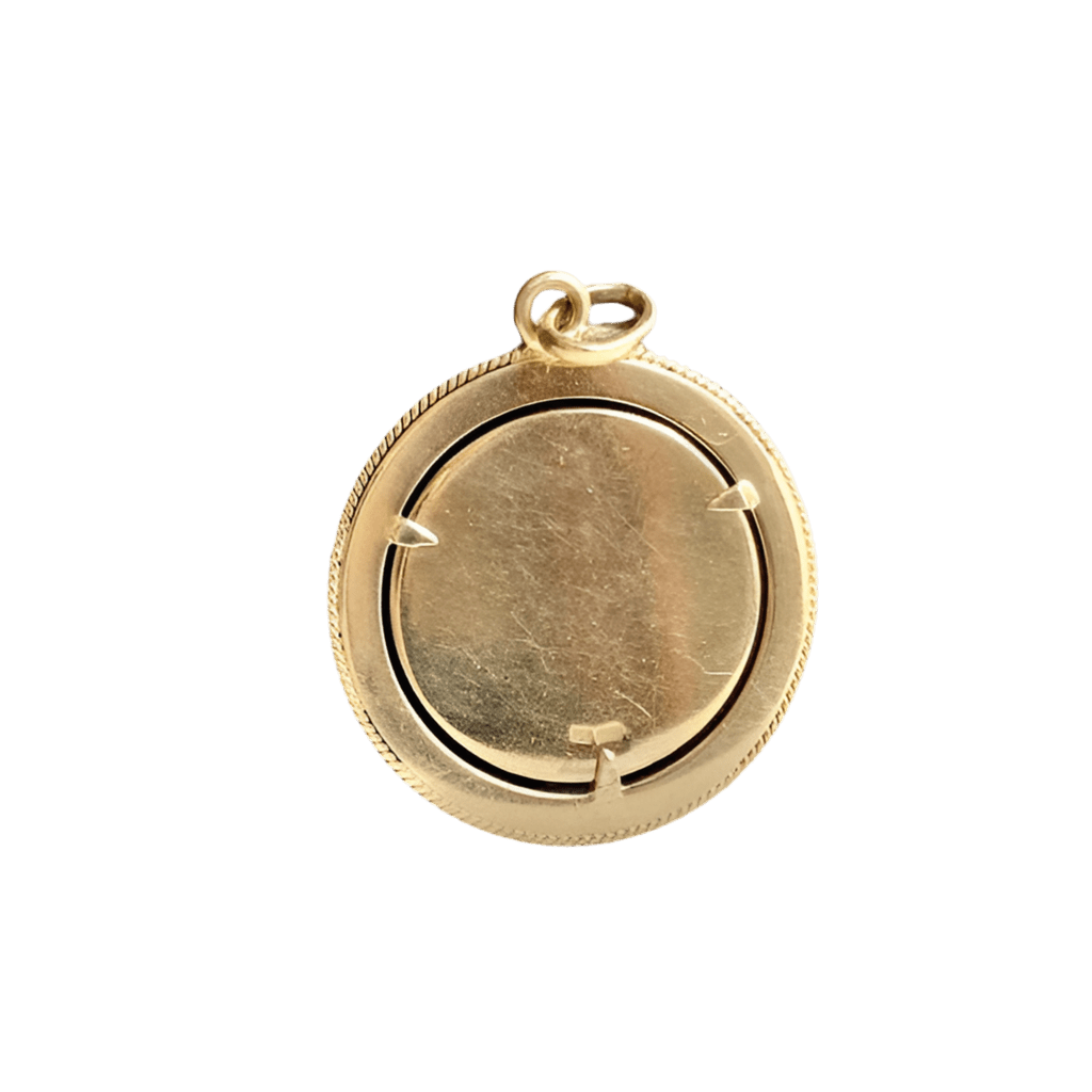Pendentif en or jaune et émail - Castafiore