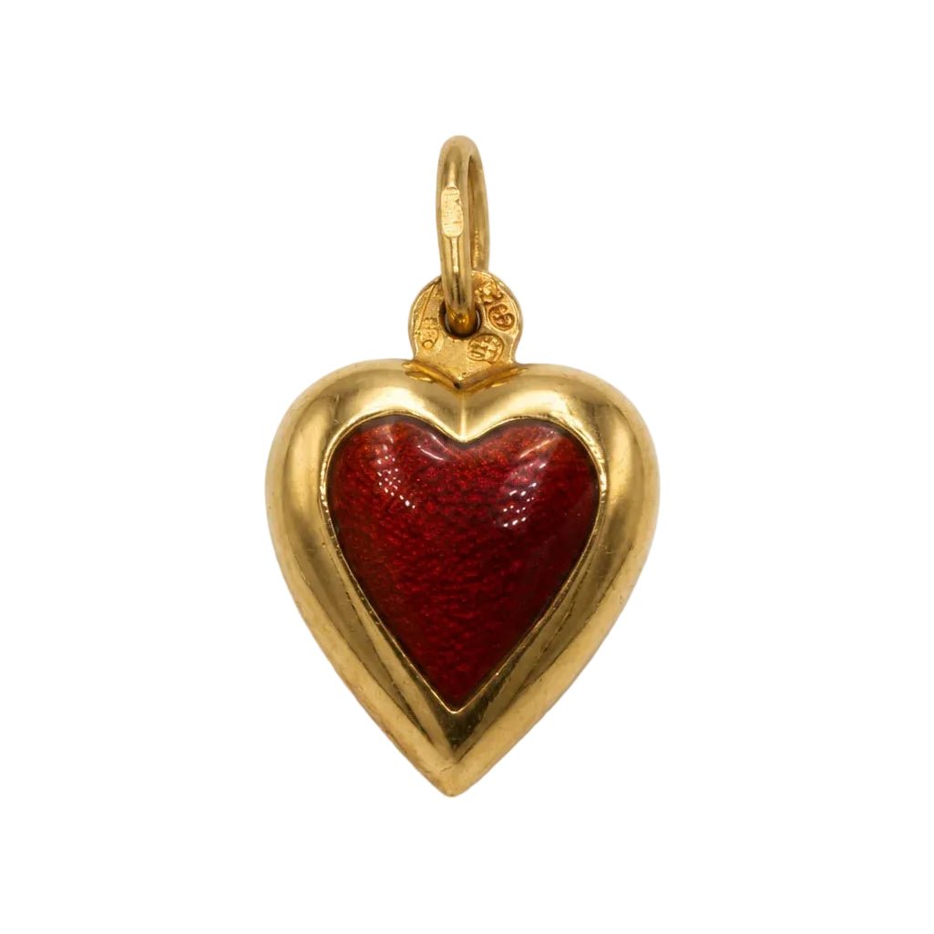 Pendentif en or jaune et émail - Castafiore
