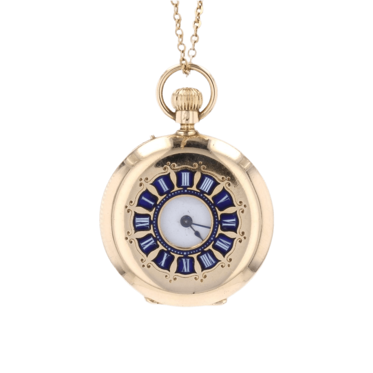 Pendentif en or jaune et émail - Castafiore