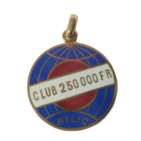 Pendentif en or jaune et émail - Castafiore