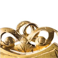 Pendentif en or jaune et émeraude - Castafiore