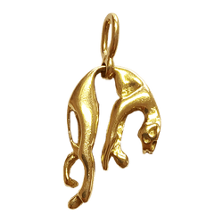 Pendentif en or jaune et émeraude - Castafiore