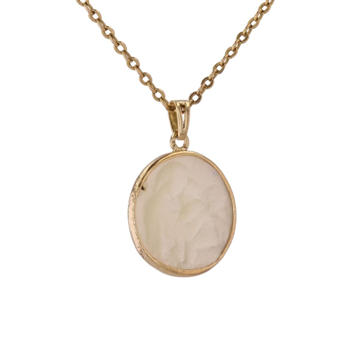 Pendentif en or jaune et nacre - Castafiore