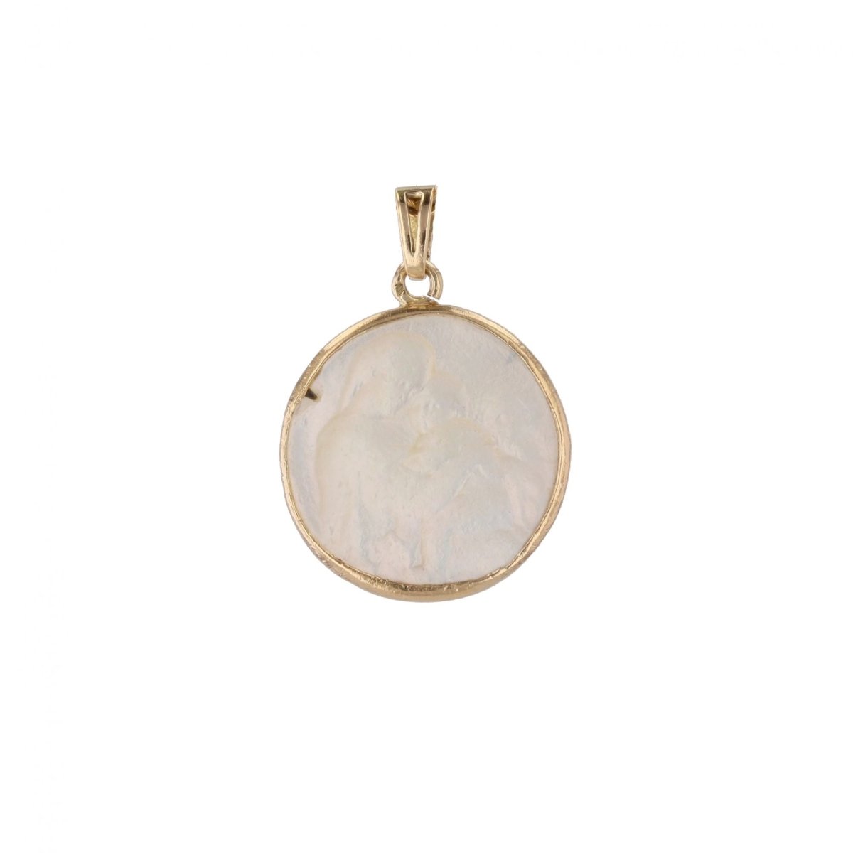 Pendentif en or jaune et nacre - Castafiore