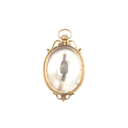 Pendentif en or jaune et nacre - Castafiore
