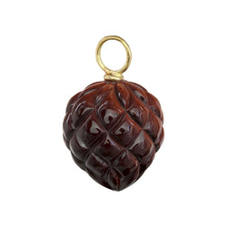 Pendentif en or jaune et oeil de tigre - Castafiore