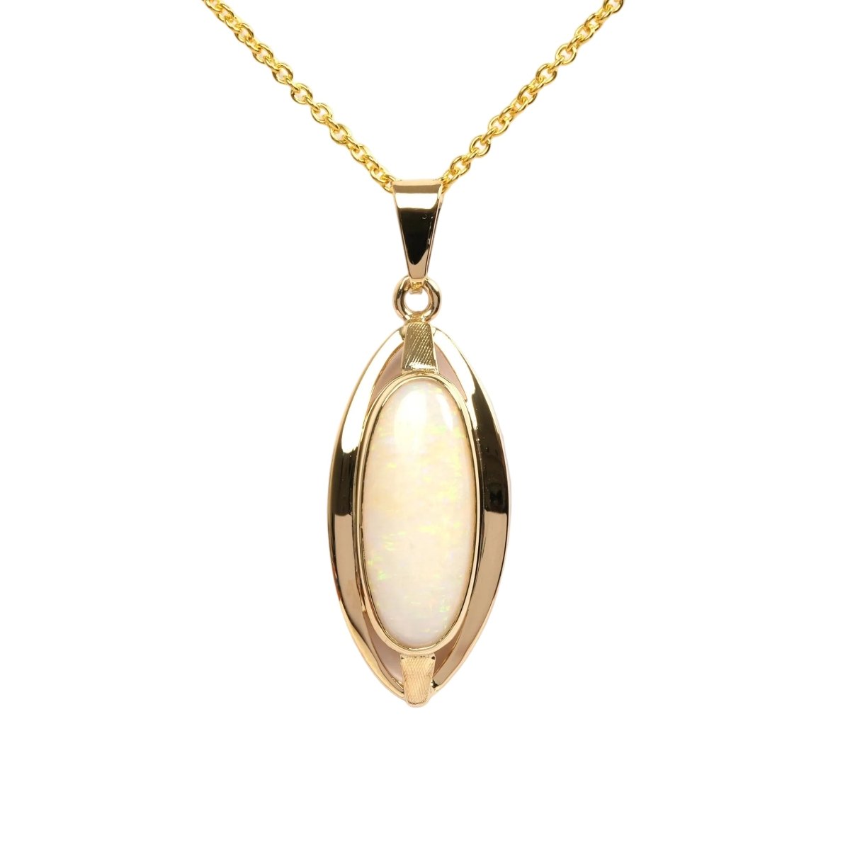 Pendentif en or jaune et opale - Castafiore