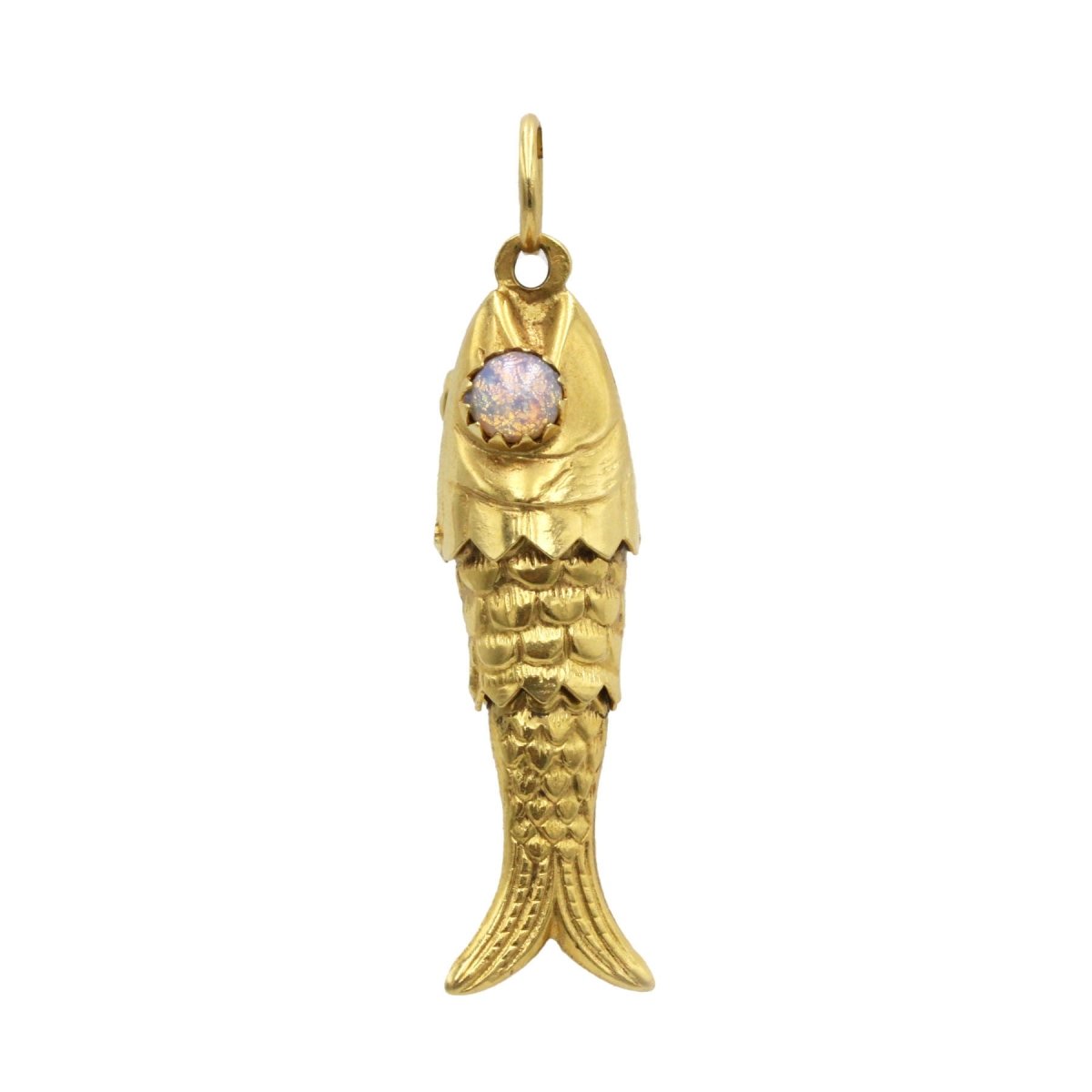 Pendentif en or jaune et opales - Castafiore