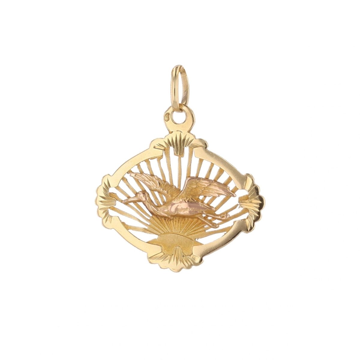 Pendentif en or jaune et or rose - Castafiore
