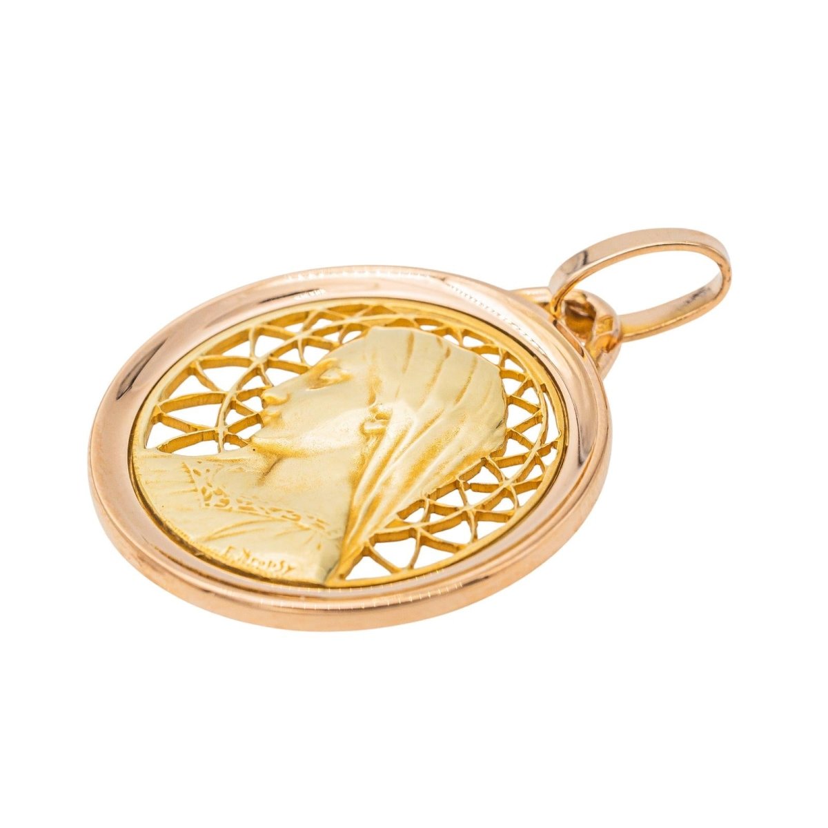 Religious Pendant Yellow gold