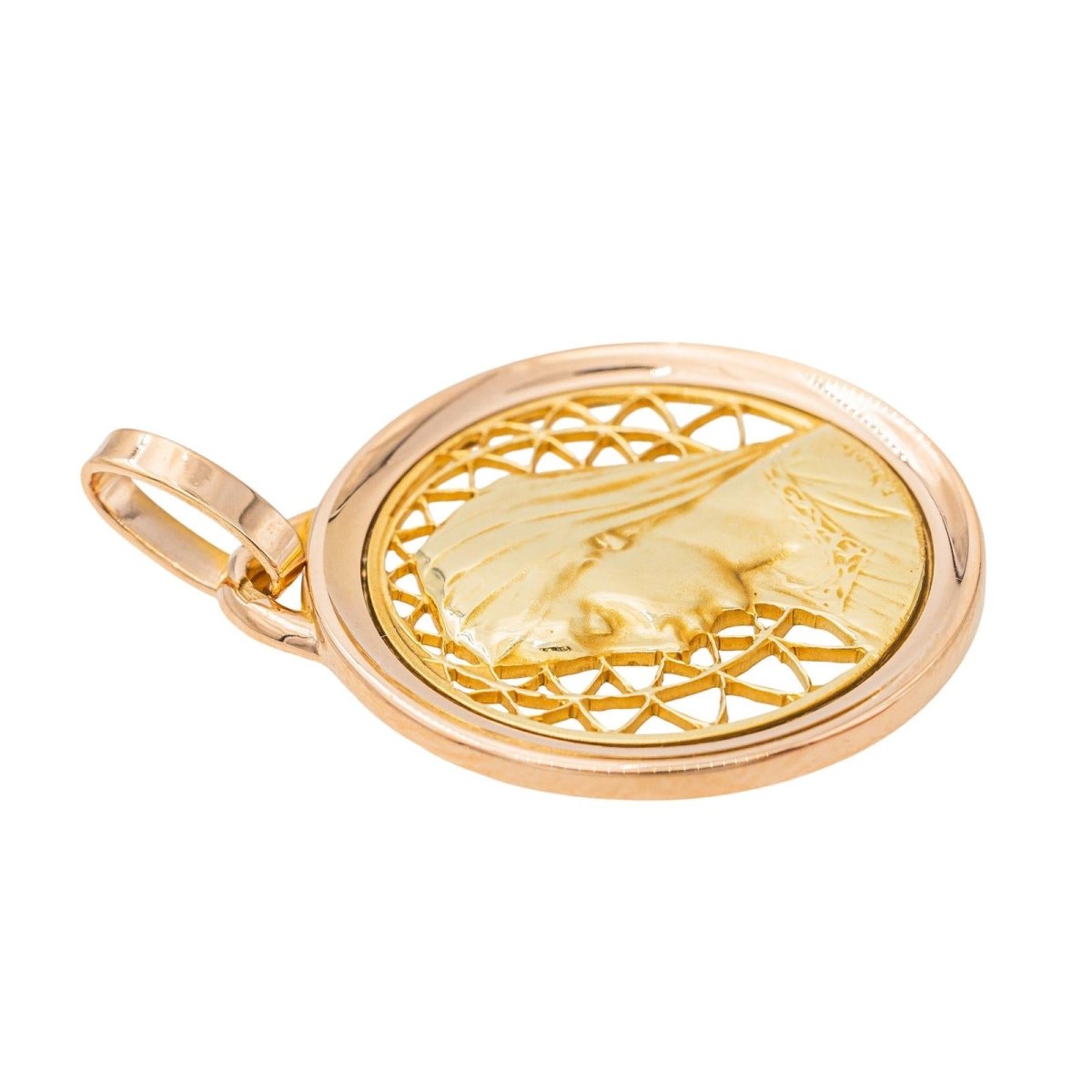 Religious Pendant Yellow gold
